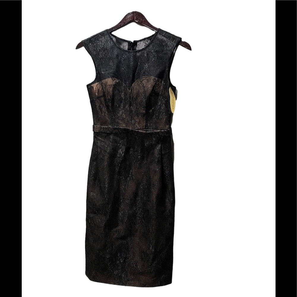 Bariano Black Lace Dress Size 4 NEW NWT